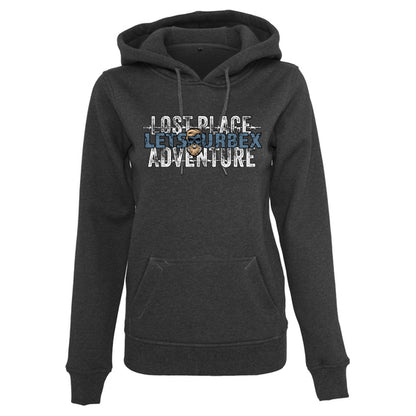 Ladies Heavy Hoody „LOST PLACE – LETS URBEX – ADVENTURE“