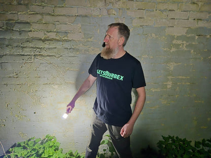 T-SHIRT GLOW IN THE DARK - „LOST PLACE – LETS URBEX – ADVENTURE“