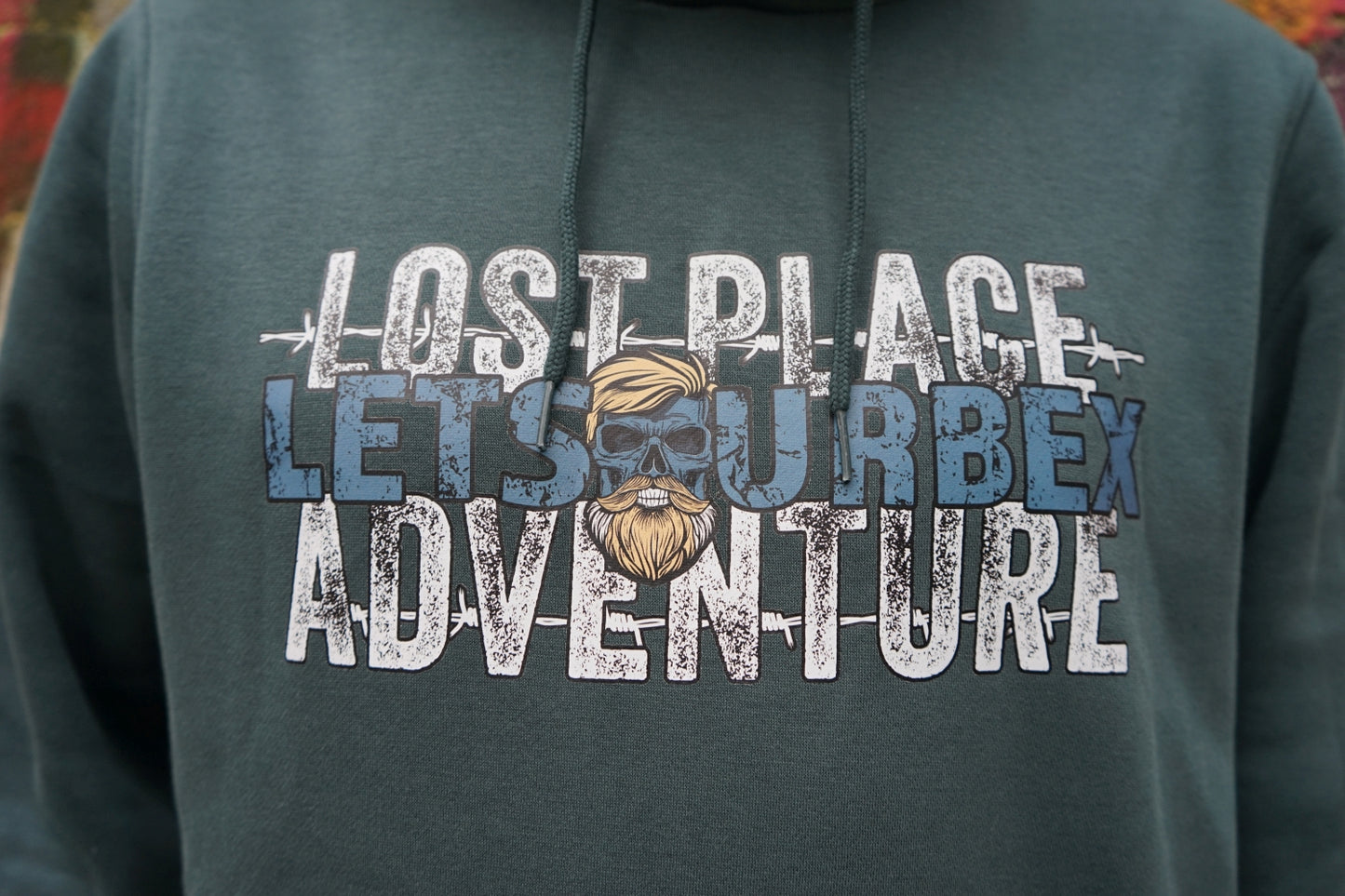 HOODIE „LOST PLACE – LETS URBEX – ADVENTURE“