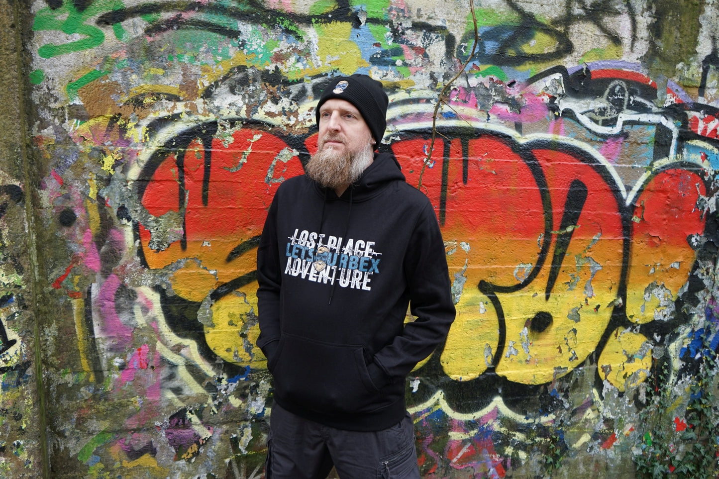 HOODIE „LOST PLACE – LETS URBEX – ADVENTURE“