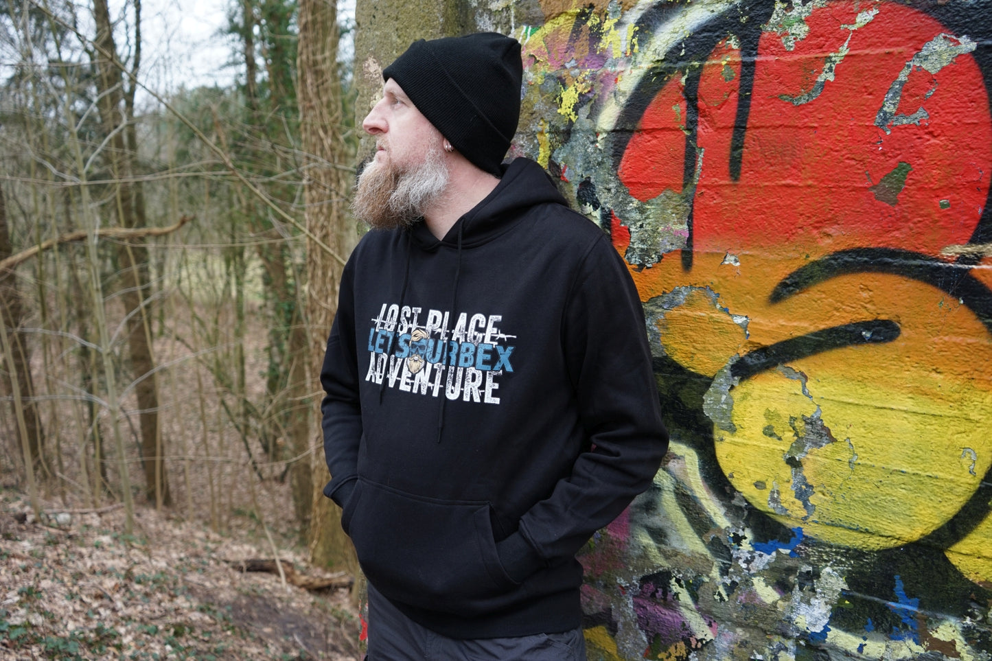 HOODIE „LOST PLACE – LETS URBEX – ADVENTURE“