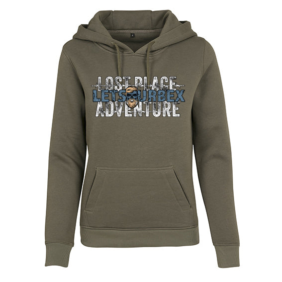 Ladies Heavy Hoody „LOST PLACE – LETS URBEX – ADVENTURE“