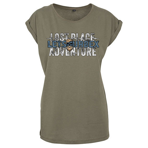 Ladies T-Shirt  „LOST PLACE – LETS URBEX – ADVENTURE“